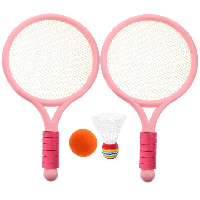 2pcs Tennisschläger Spielzeug Cartoon Style Lacquet Lustige Outdoor