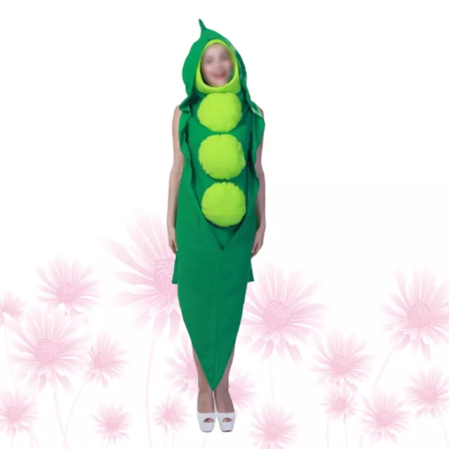 Halloween One-Pieces 3 Peas in Costume Women Pod Man Women's Cosplay Vegetable