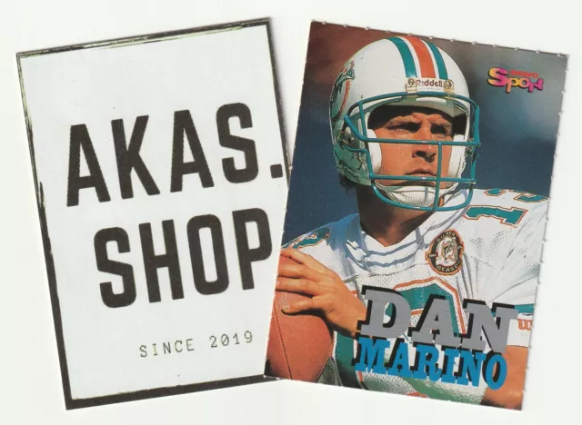 Dan Marino Bravo Sport Trading Card 90s Miami Dolphins NFL German Ultra Rare