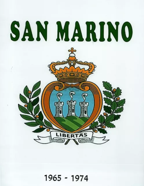 San Marino Komplette Briefmarken-Sammlung 1965-1974 im Album Postfrisch.10 Jahre