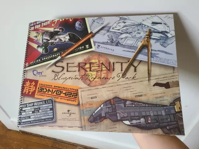 MINT CONDITION Firefly SERENITY BLUEPRINTS REFERENCE PACK Spiral Bound QMx Press