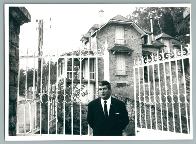 1964 AMEDEE DOMENECH KEN CLARCK FILM COPLAN AGENT SECRET PHOTO VINTAGE