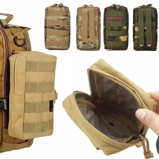 Water Resistant Organizer EDC Utility Pouch Compact Large Tactical Molle Pouch