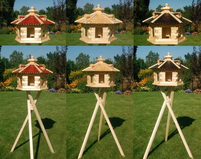 Casetta Per Uccelli GARDIGO In Legno | Nido Da Esterno Per Piccoli Uccelli 20x17x12 Cm - Foto 7