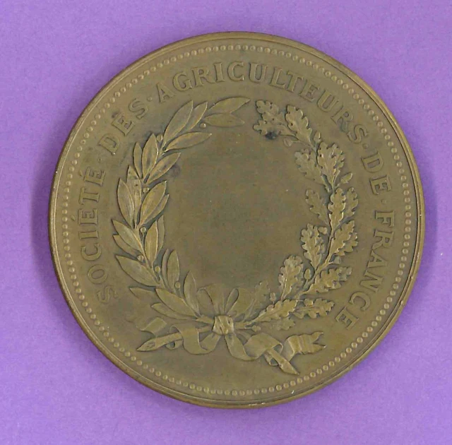 Médaille Société Des Agriculteurs De France – Ariège – Argent – Trotin