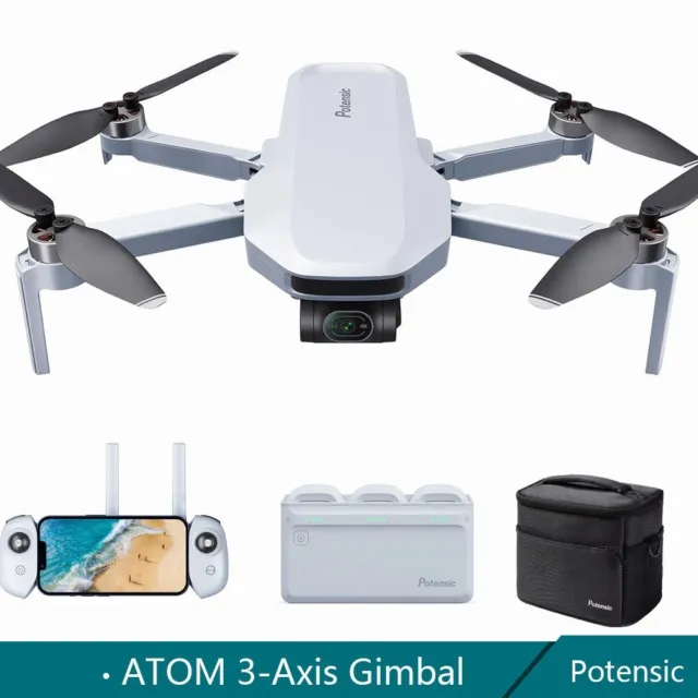 62 MINS FLIGHT 4K Camera Potensic ATOM SE GPS Drone 4KM
