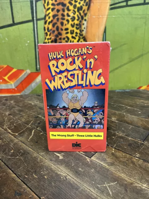 VINTAGE 1985 WWF Hulk Hogans Rock N’ Wrestling Vhs Tape Wwe Awa Nwa Wcw ...