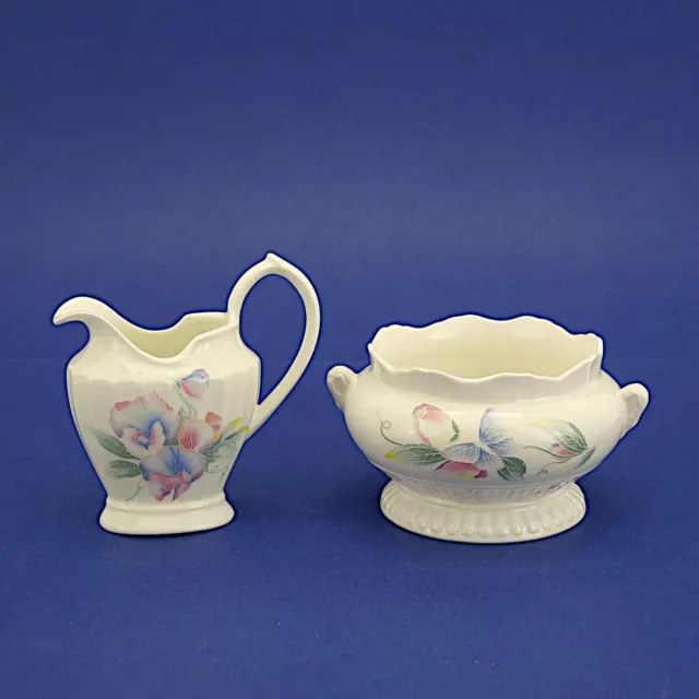 Aynsley Little Sweetheart Fine Bone China Milk Jug/Creamer & Sugar Bowl