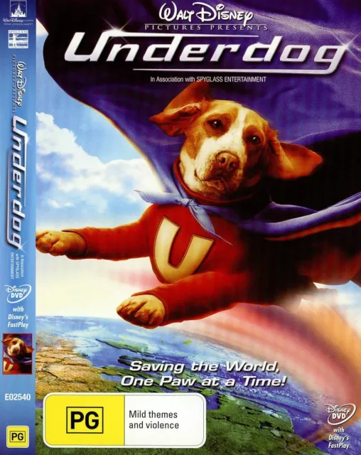 Underdog DVD (Region 4) VGC Walt Disney