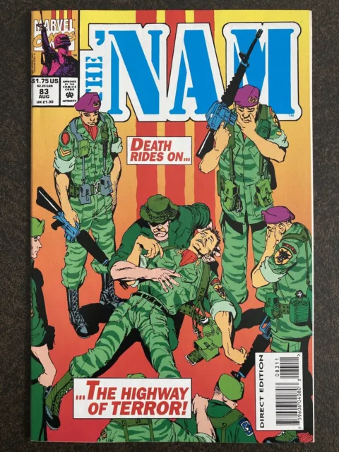 The 'Nam #83 Marvel 1993 Vietnam War Low Print Vf/Nm High Grade Original Owner