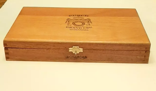 Punch Grand Cru Monarcas Cigar Box Hand Made in Spanish Honduras Box Only