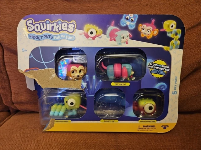 Moose Little Live Pets Squirkies Fidget Pets X4 Glow In The Dark Set 1 Missing
