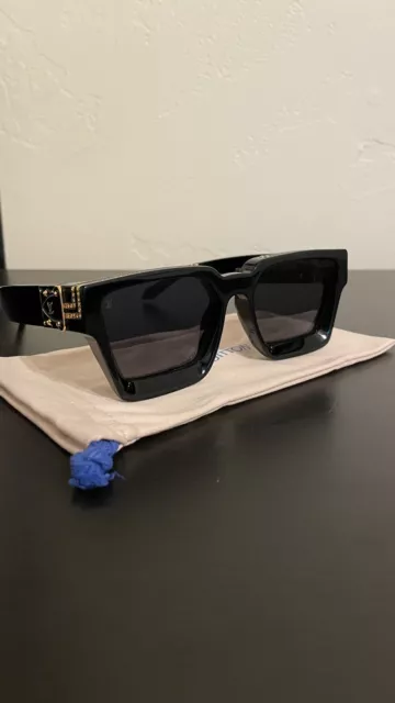 LOUIS VUITTON Z1165W 1.1 Millionaires Sunglasses - Black / Gold