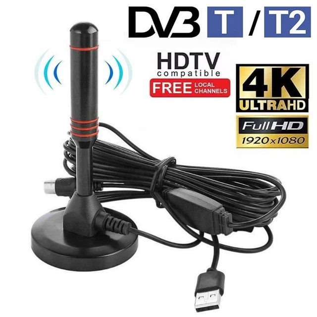 22dBi TV Antenna Digital HD Freeview Aerial Ariel Signal Booster For Indoor UK