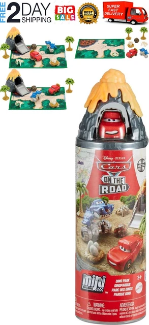 Disney and Pixar’s Cars Toys Mini Racers On-The-Go Dino Park Playset