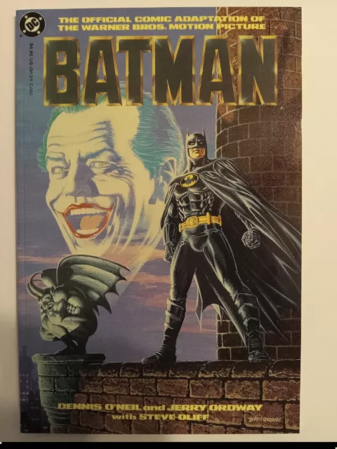 Batman Motion Picture Adaptation 1989 Movie Keaton Nicholson Joker Deluxe DCU