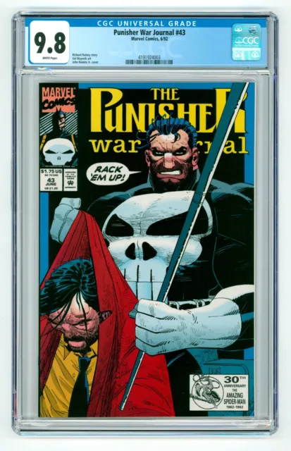 The Punisher War Journal #43 Marvel Comics ©1992 CGC 9.8 (Top Pop)
