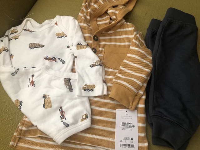 carters baby boy 3 piece set 3m