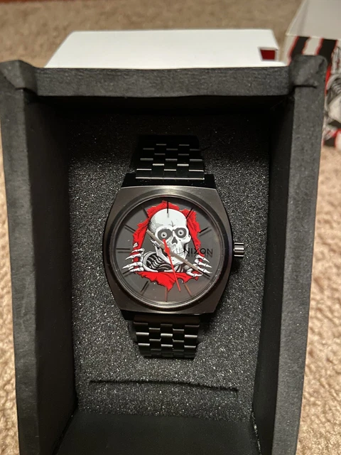 NIXON X POWELL Peralta Time Teller Ripper watch NEW IN BOX! Black