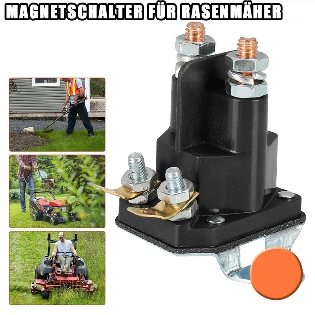 UNIVERSAL-MAGNETSCHALTER STARTERRELAIS FÜR Aufsitzmäher Rasenmäher