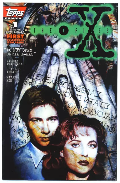 X-FILES #1 VF, 1st Print, TV Show, Direct, Topps Comics 1995 Stock Image