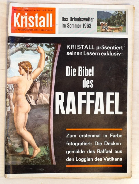 Kristall Nr. 8 Jahr 1963 Die aussergewöhnliche Illustrierte Hamburg
