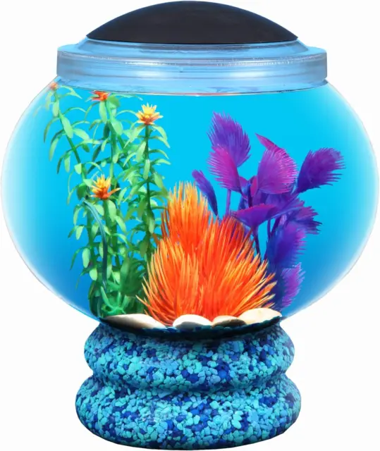 Bettatank 1.6-Gallon Fish Bowl with LED Lighting