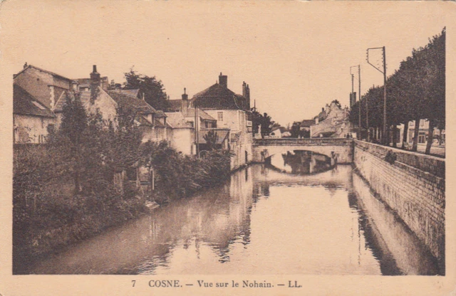 COSNES-SUR-LOIRE 7 LL view of nohain stamped 1936