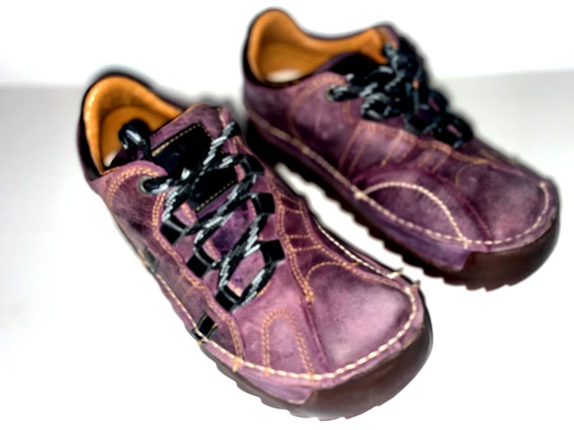 The ART Company WOMANS -Chunky Art Shoes- Black Leather Trainers Size UK 7 eur41