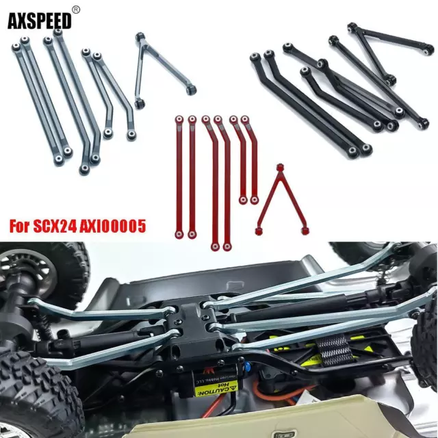 AXSPEED Hohe Clearance Chassis Link für 1:24 RC Axial SCX24 AXI00005 Gladiator