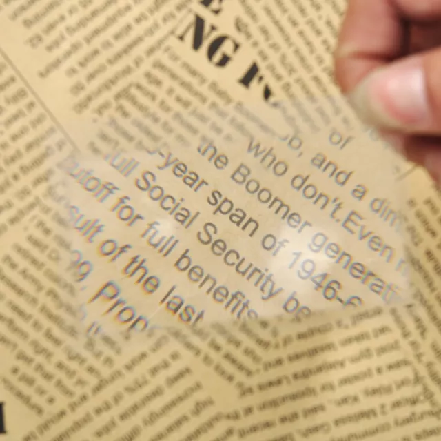 10x Magnifier Credit Card Fresnel Lens Magnifying Sheet Survival Fire LightiC_tu