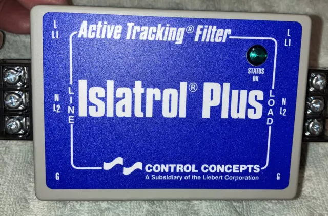 🔥New Control Concepts Islatrol Plus Active Tracking Filter Ic+105 120Vac 5 Amp