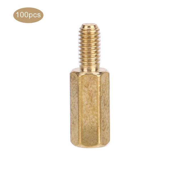 (100 Pcs Per Sale))Easy To Install Brass Standoff M3 Standoff Great