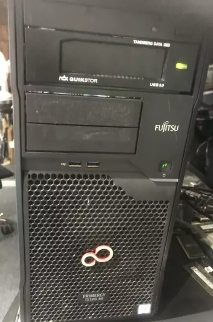 Fujitsu Primergy SERVER TX1310 M1 Xeon E3-1226 V3 @3.3GHz 8GB RAM TANDBERG DRIVE