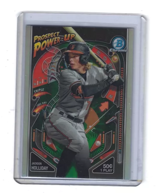 JACKSON HOLLIDAY 2024 Bowman Chrome « Prospect Power Up » RC PP5 EUR