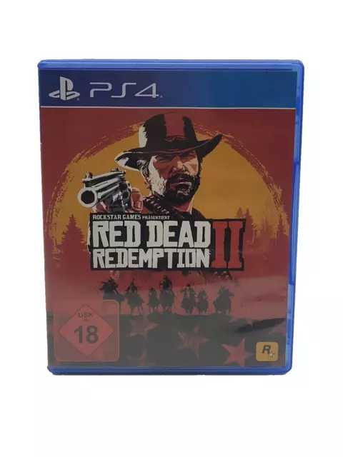 Red Dead Redemption II mit Karte Playstation 4 Ps4 -sehr guter Zustand- RDR 2