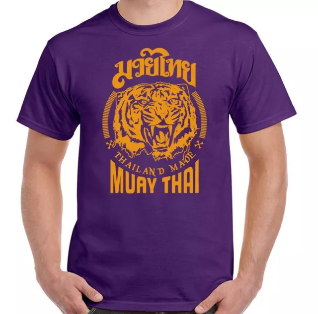 T-shirt MUAY THAI MMA UFC arti marziali allenamento top palestra TIGER guanto da combattimento uomo 9