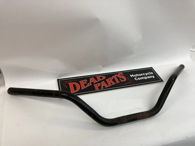 Harley black flat dirt track super FXR Dyna 1" handlebars bars