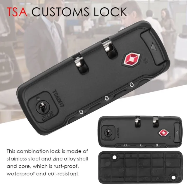 Luggage Safely Code Lock TSA21101 2 Digit Combination Lock TSA Customs Lock