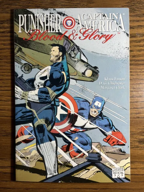 Punisher & Captain America Blood & Glory 3 Direct High Grade Marvel 1992 A