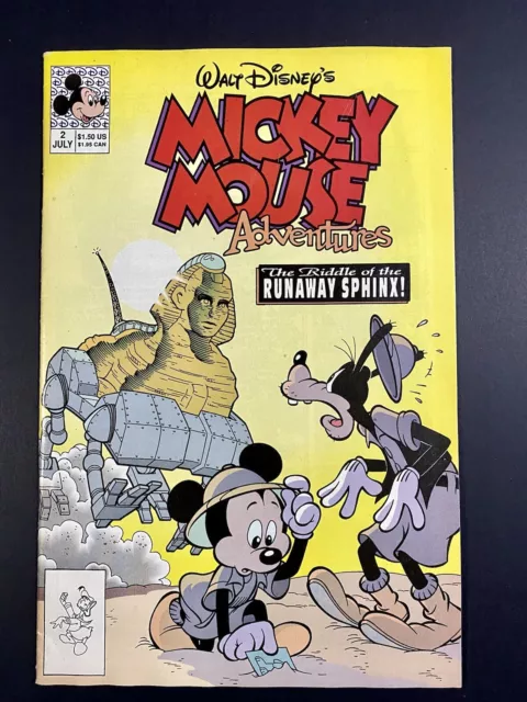 Walt Disney’s Mickey Mouse Adventures #2 Riddle of the Runaway Sphinx 1990 FN+