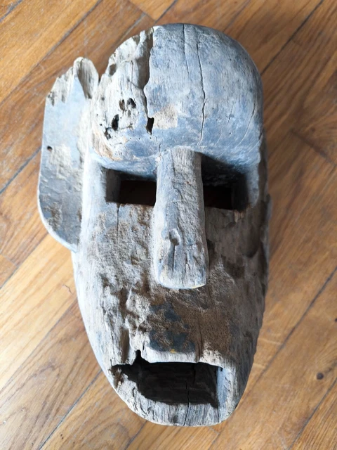 ANCIEN MASQUE ART africain en bois EUR 150,00 - FR