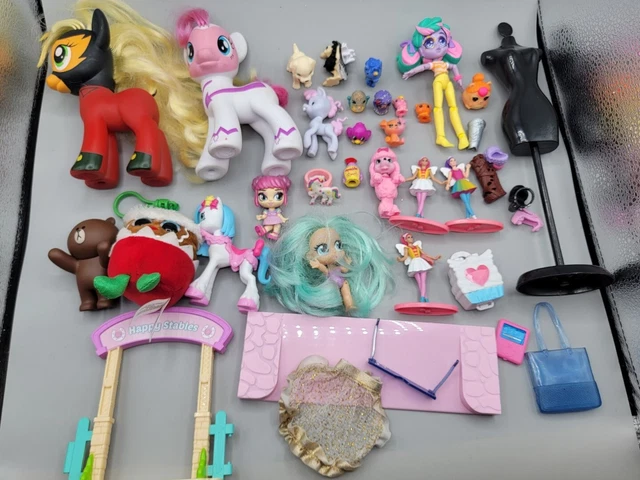 Toys  "Junk Drawer" MINI Dolls Hatchimals Barbie MLP + More used mixed