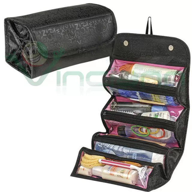 Beauty Case Trucchi, Portatrucchi Organizzatore da Viaggio Grande, Borsa  Trucco Porta Trucchi con Scomparti per Professionale - 34 x 23 x 12cm