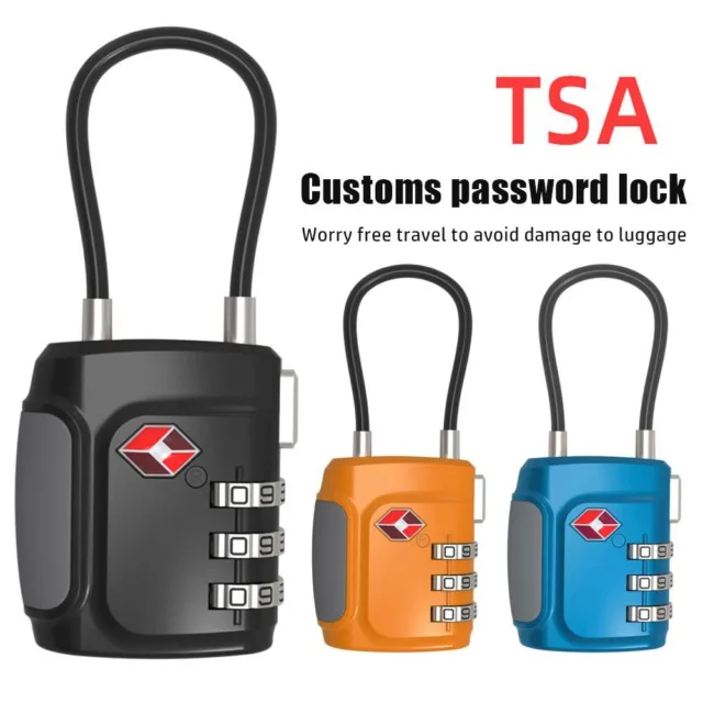 Customs Lock 3 Dial Digit Combination Lock Combination Lock Safely Code Lock