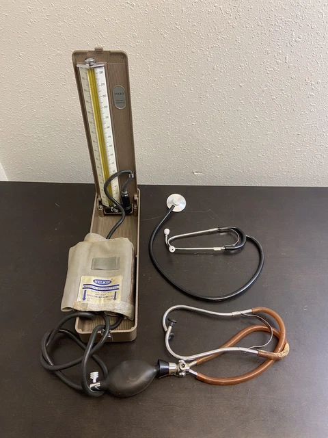 Vtg SPHYGMOMANOMETER BLOOD PRESSURE TESTER - Japan - Nelkin - Portable + More