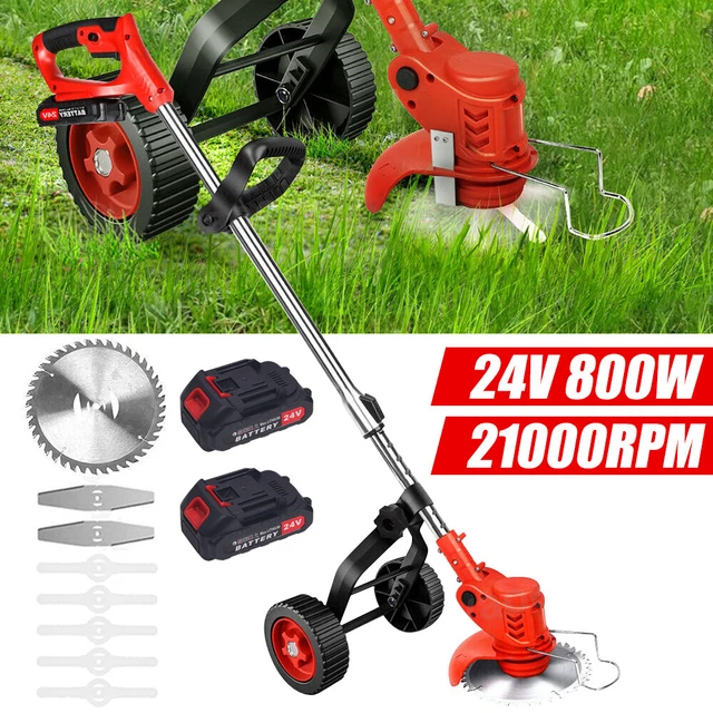 CORDLESS GRASS STRING Trimmer Electric Lawn Mower Weed Edger Eater