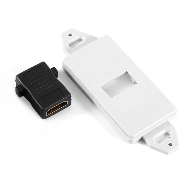 1 Port Gold Plated With Ethernet Wall Plate Face Cover For Home Theater