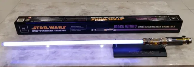 Master Replica Star Wars III Mace windu  FX Lightsaber (non-hasbro black series)