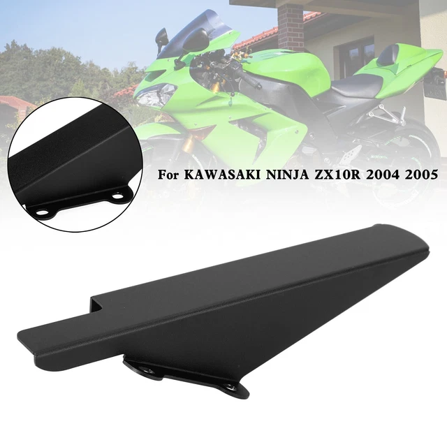 Sprocket Chain Guard Cover For KAWASAKI NINJA ZX-10R ZX10R 2004 2005 Black O5